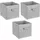 ADOB Aufbewahrungsbox Stoff 31cm grau