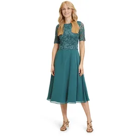Vera Mont Cocktailkleid mit Spitze Grün 48