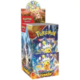 Pokémon Sammelkarten Stürmische Funken Boosterpack-Display - 18 Boosterpacks)