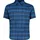 CMP Kurzarmhemd kariert Blau 2XL