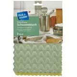 flink & sauber Schwammtücher Mikrofaser 60 °C waschbar, 3 St.