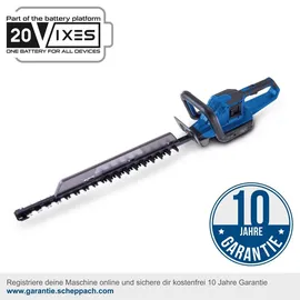 SCHEPPACH BC-HT720-X 2 x 2,0 Ah + Doppelladegerät