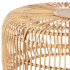 Beliani Beistelltisch Ø 85 x 40 cm Beige