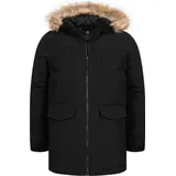 adidas Hooded Fur Parka Black L