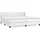vidaXL Boxspringbett 200 x 200 cm Weiß