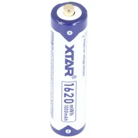 XTAR 4 Stück XTAR AAA Micro LR03, Li-Ion Akku, 1,5V, 1000mAh, 1620mWh, Aufladbar mit LED-Indikator, mit Aufbewahrungsbox