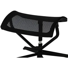 AMSTYLE Fußhocker Kunststoff 33 x 46 x 33 cm Schwarz