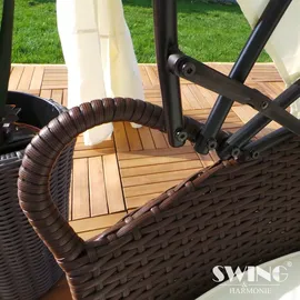 Swing&Harmonie Sonneninsel Loungeset Rattan