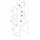 VCM Waschmaschinenschrank Edino 64 x 189 x 48 cm Honig-Eiche