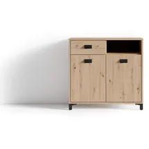 byLIVING Wellness Badkommode 80,5 x 77,5 x 31 cm Braun/Beige