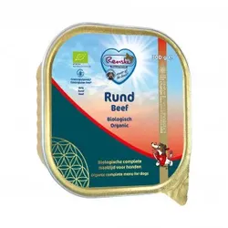 Renske Biologisches Frischfleisch mit Rind 300 Gramm Hundefutter 9 x 300 g