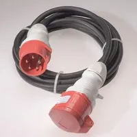 Schaum H07RN-F5G2,5mm2, 32A CEE-Verlängerung, 10m, schwarz