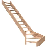 DOLLE Raumspartreppe Paris 1⁄4 gewendelt  Buche