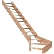 DOLLE Raumspartreppe Paris 1⁄4 gewendelt  Buche