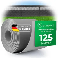 Novatool Sichtschutzstreifen PP 125 m grau