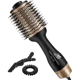 Lalano’S Cosmetics Elite Lady Lalano’S Cosmetics 5-in-1 Hairstylist – Warmluftbürste mit Ionen-Technologie, 1200 W – Trocknen, Glätten, Volumen & Stylen in Einem – Anti-Frizz Rundbürste mit 360° Kabel & Hitzeschutz