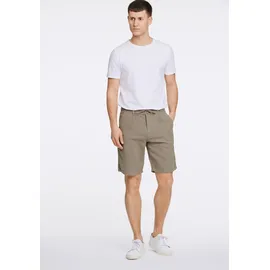 Lindbergh Shorts LINDBERGH "Leinenshorts Relaxed Fit", Herren, Gr. S, army, Obermaterial: 55% Baumwolle, 45% Leinen, relaxed fit, Hosen Shorts