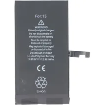 AccuCell Akku passend für Apple iPhone 15, Li-Polymer, 3,87V, 3349mAh, 12,98Wh, ohne Werkzeug