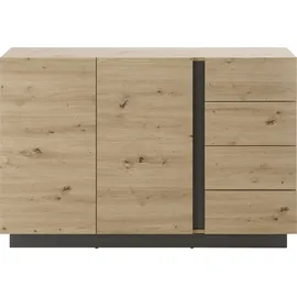 Home Affaire CLAiR Sideboard 53 138 x 91 x 40 cm Braun