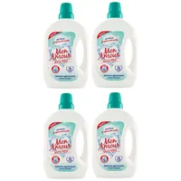 4er-Pack FELCE AZZURRA Mon Amour Igiene Attiva Detersivo Igienizzante, Hygiene Flüssigwaschmittel für Farbige Kleidung 26 Wäschen 1,560L