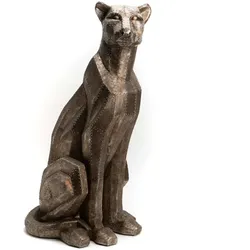 Panther Savanne 80 cm - Braun Anderes Harz Amadeus 46x35 cm