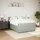 vidaXL Boxspringbett 140 x 200 cm Hellgrau