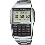 Casio Vintage Men's Watch Databank DBC-32D-1ADF (ZD162B) + Box - Silber