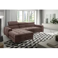 Fun Möbel Ecksofa Schlafsofa Sofa AGNESA XS Stoff Salvador