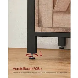 VASAGLE Sideboard, LSC092B50 natur 100,0 x 33,0 x 80,0 cm