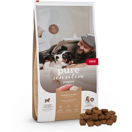 MERA Pure Sensitive Puppy Truthahn & Reis (4kg), leicht verdauliches Welpenfutter, glutenfreies Trockenfutter ohne Weizen