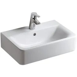 Ideal Standard Connect Waschtisch kompakt Cube, Badkeramik, weiß