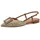 TAMARIS Damen, Sling Pump mit Blockabsatz, beige, 38 EU