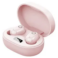 Diida Kabelloses Bluetooth-Headset, In-Ear-Headset, Stereo-Headset Funk-Kopfhörer (Bluetooth, LED-Display, Mini-Smart-Touch-Kopfhörer mit Ladestation) rosa