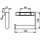 Keuco Plan Toilettenpapierhalter offene Form, rechts, silber-eloxiert