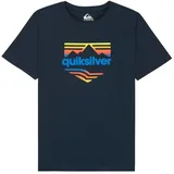 QUIKSILVER T-Shirt HORIZON Fade", Blau Junge