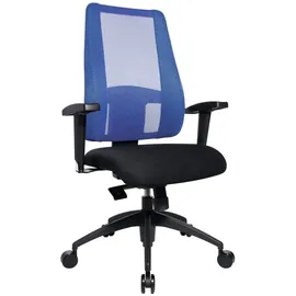 TOPSTAR Lady Sitness Deluxe ohne Armlehnen schwarz/blau/schwarz