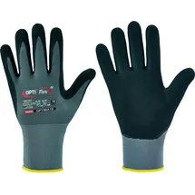 optiflex Handschuh OPTIMATE Gr.12 grau/schwarz EN 420/EN 388 PSA II OPTIFLEX
