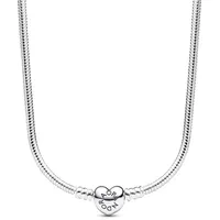 Pandora Moments Damen Schlangenkette Herz Silber