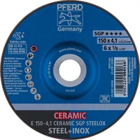 Pferd tools PFERD Schruppscheibe E 150x4,1x22,23 mm CERAMIC Leistungslinie