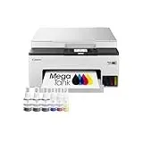 Canon MAXIFY GX1051 Tintenstrahldrucker 3-in-1 Multifunktionsdrucker MegaTank (Drucker, Scanner, Kopierer, WLAN, Cloud, Duplexdruck, 250 Blatt Kassette, Tintentank) Enthält 6 x Tintenflaschen