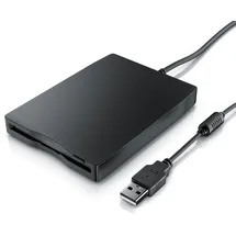 CSL Diskettenlaufwerk Externes USB Diskettenlaufwerk FDD 1,44MB (3,5) geeignet für PC & MAC