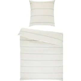 Esprit Bettwäsche "Adrien", beige Textil, Streifen, 135x200 cm, Oeko-Tex® Standard 100, pflegeleicht, hautfreundlich, angenehm wärmend, bügelleicht, schadstoffgeprüft, Schlaftextilien, Bettwäsche, Bettwäsche,