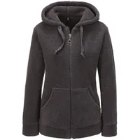 GOLDNER Flausch-Freizeitjacke grau/silber 25