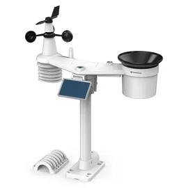 Bresser MeteoChamp HD WLAN Wetter Center 7-in-1 Grau