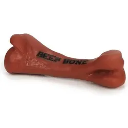 Beeztees BZ VINYL BEEF BONE 16 (Hundespielzeug), Hundespielzeug