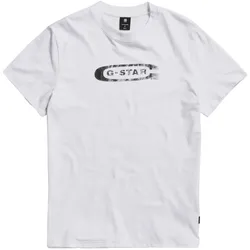 G-STAR T-Shirt DISTRESSED OLD SCHOOL LOGO Kurzarmshirt