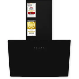 Exquisit KFD60-020 Wandhaube 59,8 cm Schwarz