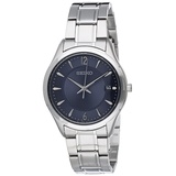 Seiko Herren Analog Quarz Uhr mit Edelstahl Armband SUR419P1