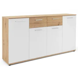 Die Möbelfundgrube Jacky 160 x 85 x 35 cm Weiß