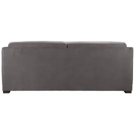 Home Affaire 3-Sitzer HOME AFFAIRE "Telos mit Boxspring-Federung für hohen Sitzkomfort", grau, B:218cm H:80cm T:96cm, dicke Luxus-Microfaser in Lederoptik (100% Polyester);Chenille (100% Polyester);Microfaser-PRIMABELLE (100% Polyester), Sofas, mit Boxspring-Federung